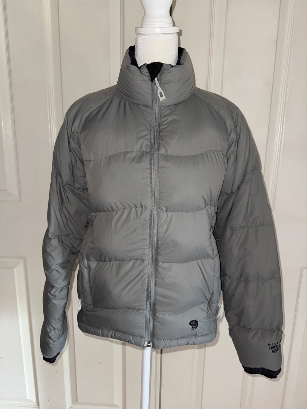 Mountain Hardwear Gray Down Puffer Coat